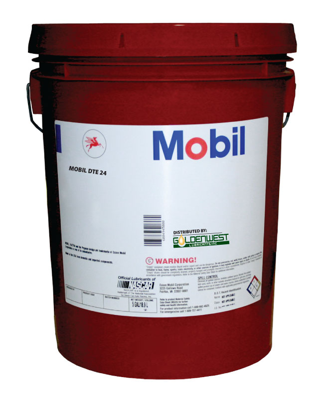 MOBIL DTE 24, supreme performance anti-wear hydraulic oil